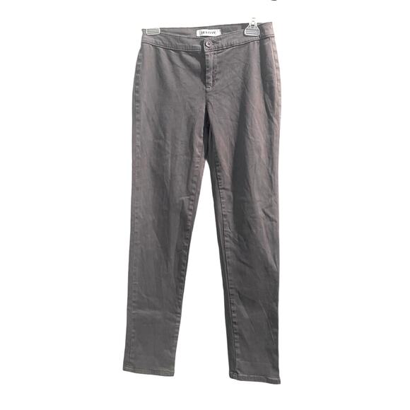 LILA RYAN Women's ZURI Tapered Mid-Rise Trousers Chinos in Steel Grey Size 0 NEW - Picture 4 of 13